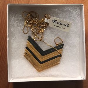 Madewell Gold Arrow Necklace
